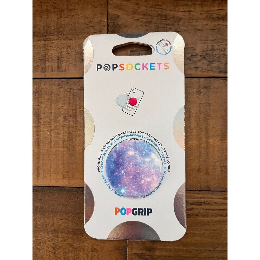 NEW PopSocket Phone Grip with expanding Kickstand PopGrip in Stellar